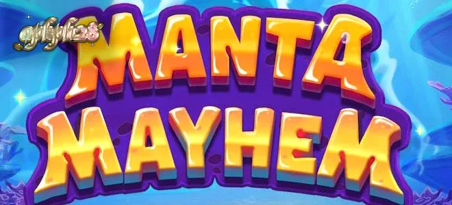 Tampilan visual bawah laut yang penuh warna dari slot Manta Mayhem